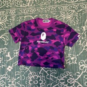 Bape Camo Cropped Tee